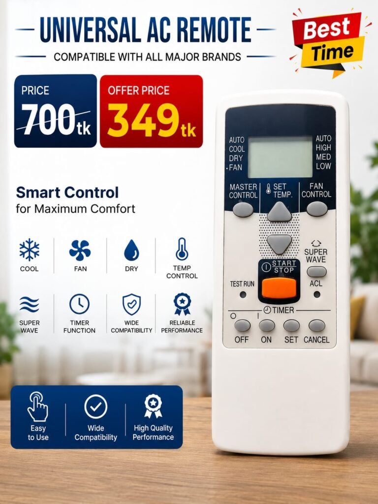 General window type Ac Remote model AR-JE11