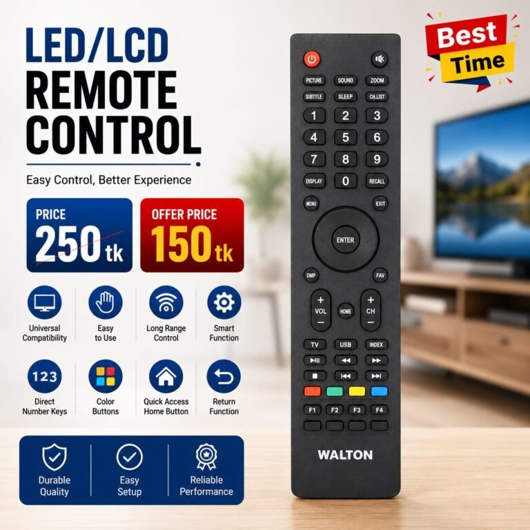 Walton LED TV REMOTE Control (For all Walton LED TV)