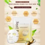 BIOAQUA Snail Golden Moisturizing & Brithen Face Sheet Mask- 30g