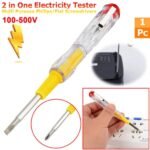 2 in 1 Screwdriver and Electrical Testing Tester- Double-Head