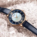 CURREN 9080 Belt Quartz Wristwatch for Women – Green