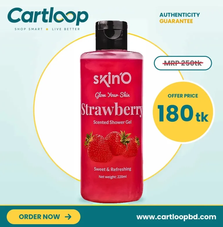 skin'O Glow Your Skin Strawberry Scented Shower Gel 220ml