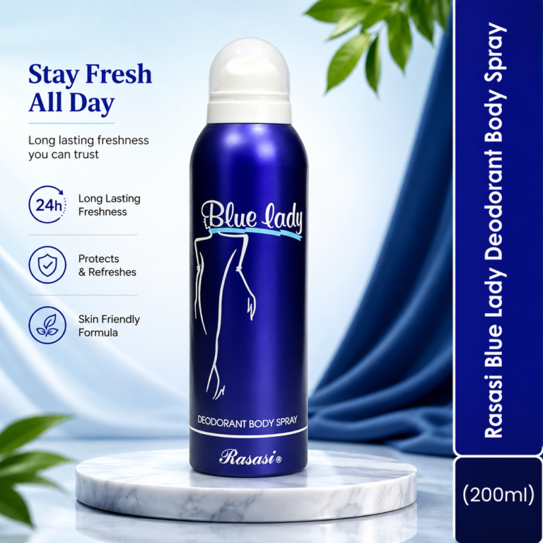 Rasasi Blue Lady Deodorant Body Spray For Women