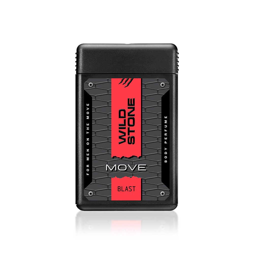 Wild Stone MOVE Blast Pocket Perfume for Men - Wild Stone MOVE Blast Pocket Perfume for Men -